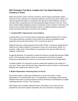 Top Digital Marketing Company in Dubai | Boost Your Business Online