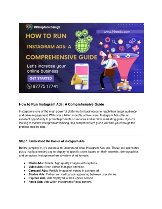 How to Run Instagram Ads_ A Comprehensive Guide