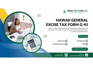 Hawaii General Excise Tax Form G 45