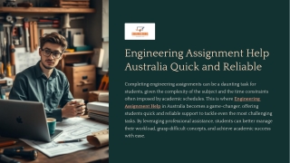 Engineering Assignment Help Australia Quick and Reliable