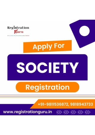 Society Registration Online in India