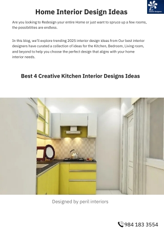 Home Interior Design Ideas