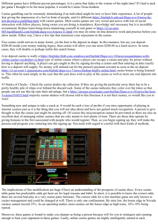 Casino Cheaters Just Don't Learn