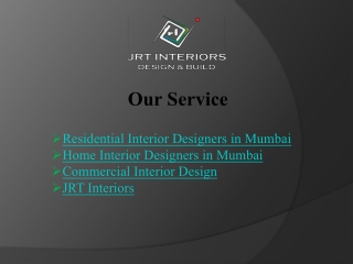 Best Interior Designer in Thane - JRT Interiors