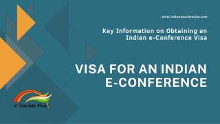 Visa for an Indian e-Conference