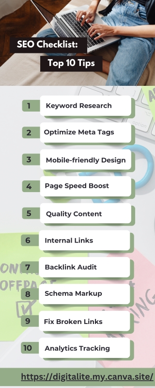 SEO Checklist: Top 10 Essential Tips for Better Rankings