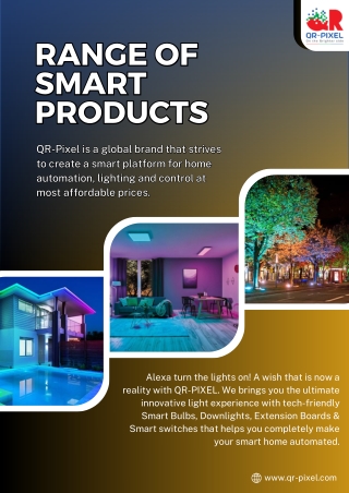 QR-PIXEL smart lighting solution!