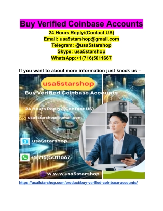 Buy Verified Coinbase Accounts
