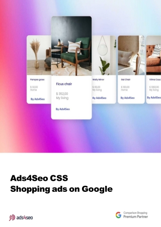 Ads4Seo CSS Shopping ads on Google
