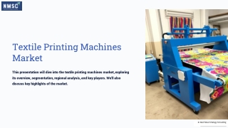 Textile Printing Machines Market Trends and Analysis