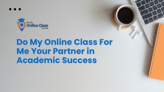 Do My Online Class For Me Your Partner in Academic Success