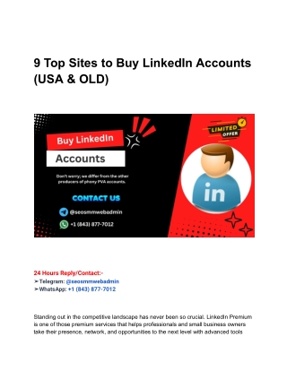How to Buy LinkedIn Accounts Safely