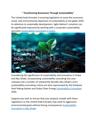 Transforming Businesses Through Sustainability.docx