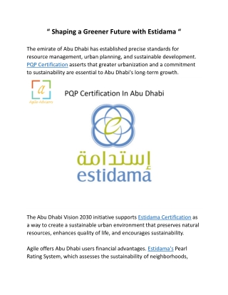 Shaping a Greener Future with Estidama.docx