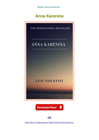Books Anna Karenina
