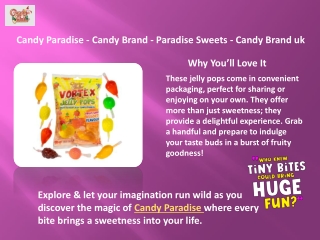 Candy Paradise - Candy Brand - Paradise Sweets - Candy Brand uk