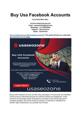 Buy Usa Facebook Accounts (1)