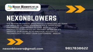 Twin Lobe Roots Blower Manufacturer in India