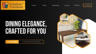 Dining Elegance, Crafted for You