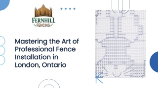 Professional Fence Installation London Ontario