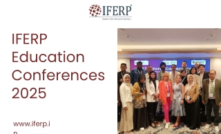 Connect Globally at IFERP Education Conferences 2025