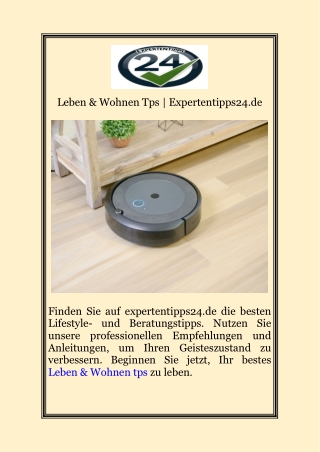 Leben & Wohnen Tps | Expertentipps24.de
