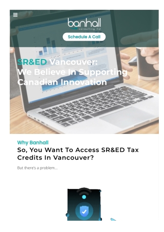 SR&ED Consulting in Chilliwack