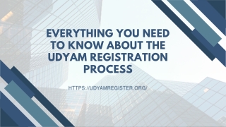 Everything You Need to Know About the Udyam Registration Process