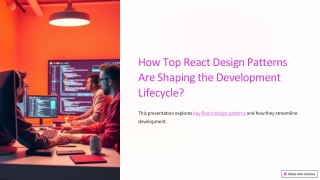 How Top React Design Patterns Are Shaping the Development Lifecycle?
