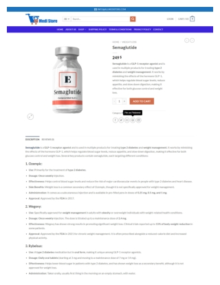 Semaglutide For Sale in france - allmedistore.com