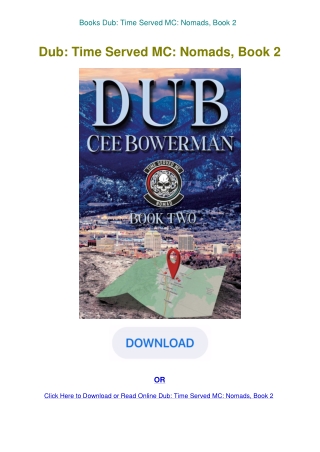 Books Dub Time Served MC Nomads  Book 2