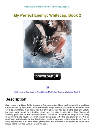 eBooks My Perfect Enemy Whitecap  Book 2