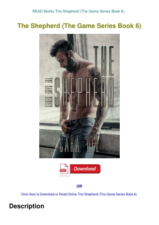 READ Books The Shepherd (The Game Series Book 6)