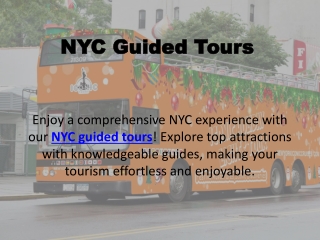 NYC Guided Tours