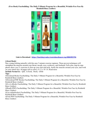 (Free Download) Facebuilding: The Daily 5-Minute Program for a Beautiful, Wrinkl