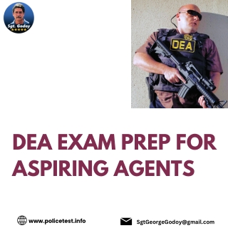 DEA Exam Prep for Aspiring Agents