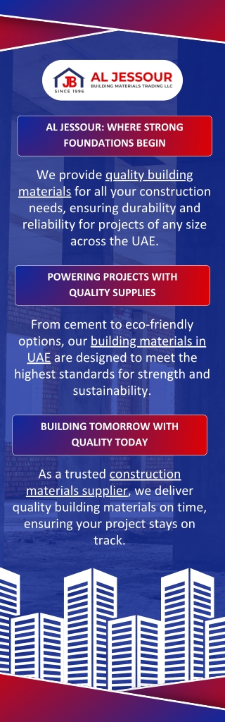 AL JESSOUR WHERE STRONG FOUNDATIONS BEGIN