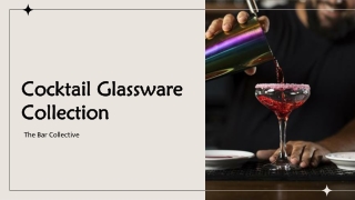 Premium Cocktail Glassware Collection