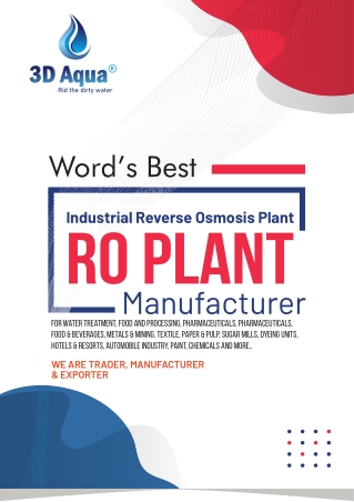 Industrial RO Plant Manufacturers in India