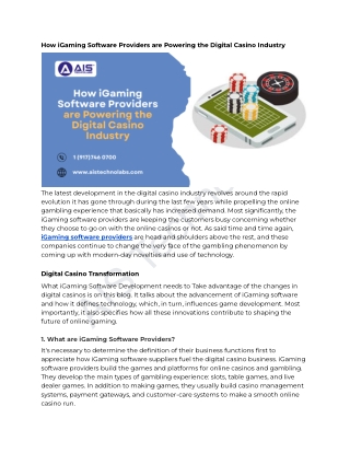 how-igaming-software-providers-are-powering-the-digital-casino-industry