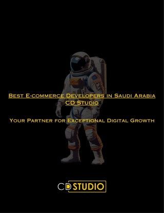 Best E-commerce Developers in Saudi Arabia CD Studio