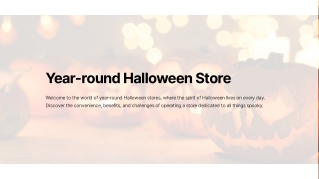 Best Year Round Halloween Store