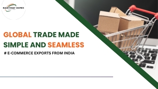 E-Commerce Exports From India - Easyway Impex