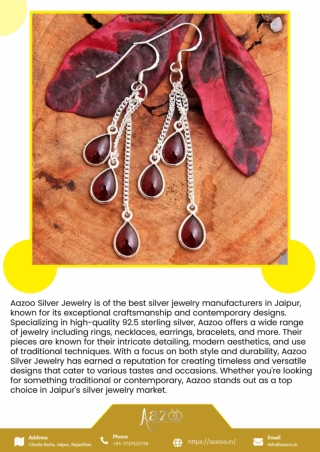 The Best Silver Jewelry Shop in Jaipur for Timeless Elegance