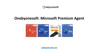 Onebyonesoft- Microsoft Premium Agent
