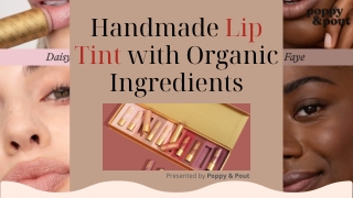 Handmade Lip Tint with Organic Ingredients