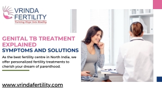 Genital TB Treatment Explained Symptoms And Solutions