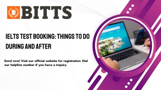 IELTS TEST BOOKING THINGS TO DO DURING AND AFTER