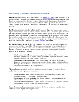 El Encanto y la Historia de los Imanes de Asterix