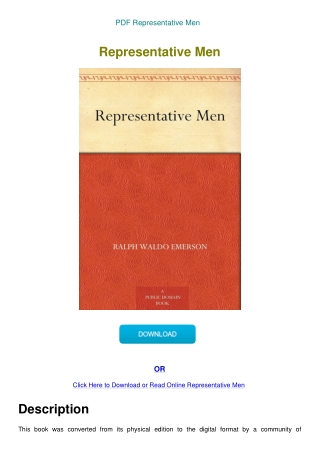 PDF Representative Men